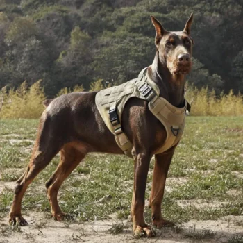 Tactical dog harness vest with handle 1